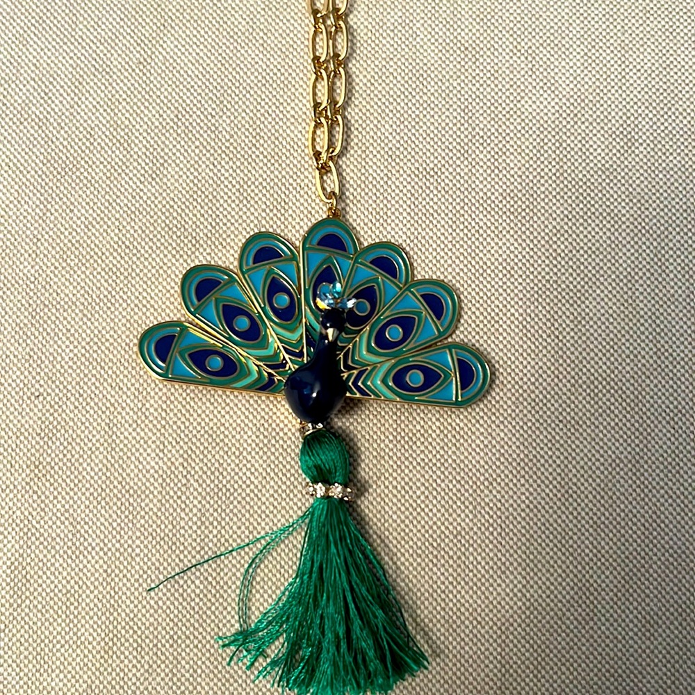 Gently Used Kate Spade Peacock Necklace